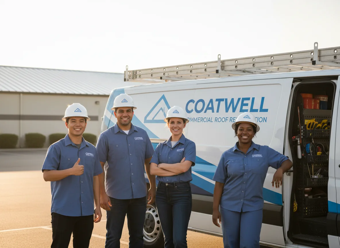 Commercial roof coating company in Weston, GA